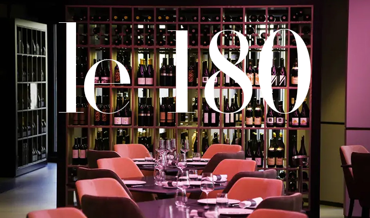 Le 180 is above all a team of passionate epicureans, located in the heart of Geneva, a few steps from the lake. A warm place with a modern atmosphere that invites you to discover a unique cuisine, combining surprising flavors and uncomplicated bistronomy. Each season, fresh products are carefully selected to create classic gastronomic dishes, revisited with a contemporary touch that will not fail to surprise you.