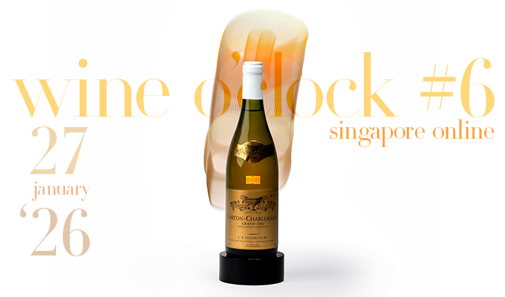To celebrate the start of the year, discover “wine o'clock” #6 in Singapore with Baghera/wines!