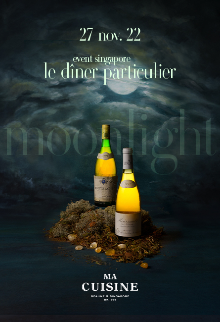 "le diner particulier" at Ma Cuisine, Singapore, "moonlight" auction dinner