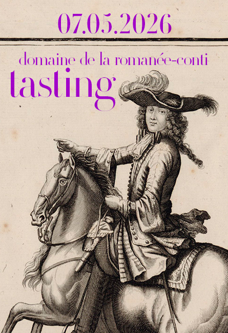 Tasting with Baghera Domaine de la Romanée-Conti Menu en 4 plats élaboré par le chef du Beau-Rivage Mathieu Croze