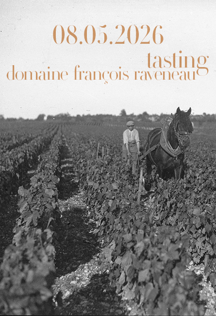 Tasting with Baghera Domaine François Raveneau Menu en 3 plats élaboré par le chef du Beau-Rivage Mathieu Croze