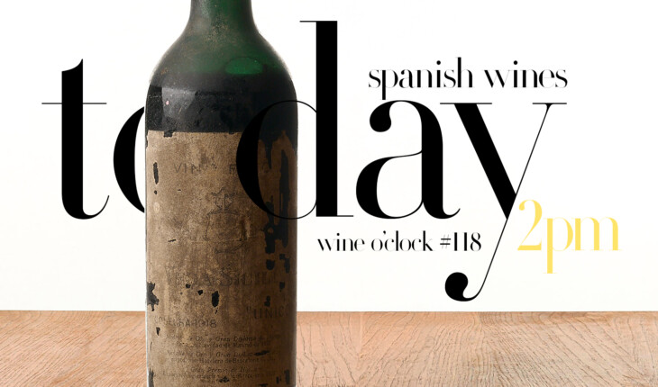 Rare Spanish wines today at 2pm online!
