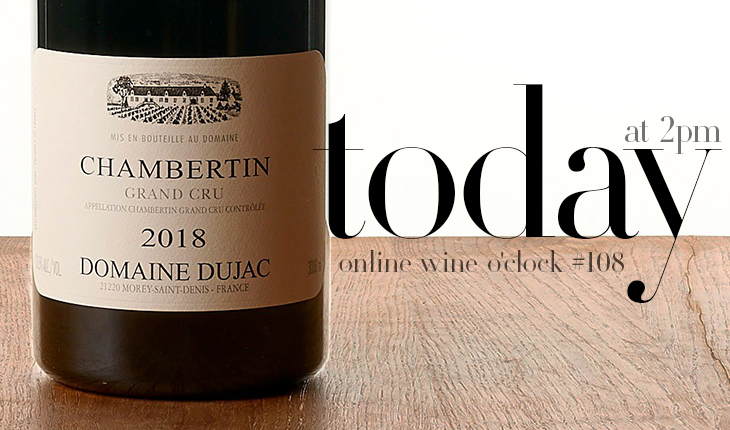 wine o'clock 108 by bagherawines today #domainedujac
